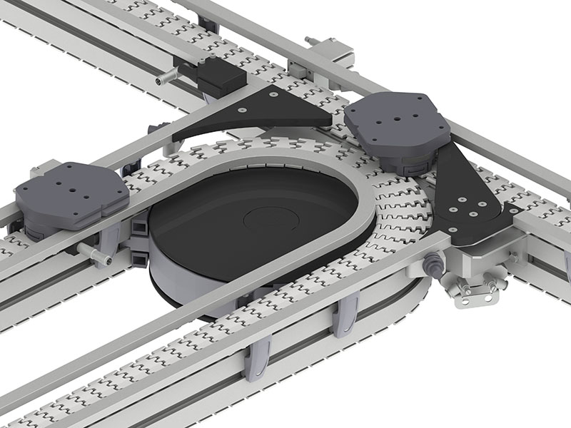X65P Single Track Pallet Conveyors - Puck and Pallet Conveyor Systems
